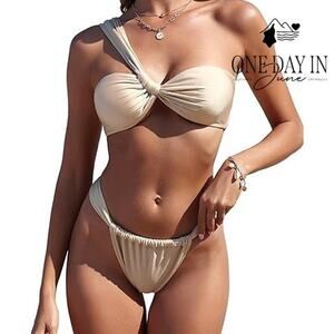 Zaful One Shoulder Bikini Swimsuit Size S